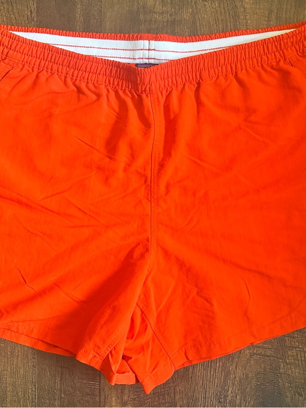 Patagonia Baggies Shorts Men L Orange 5” Inseam No Liner Nylon